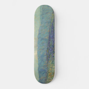 Skateboard Paisaje con flores azules (de Granville Redmond)
