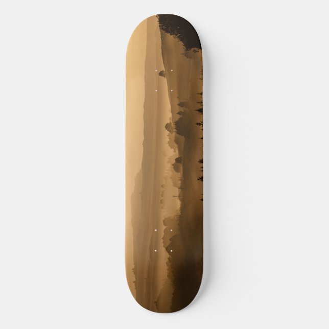 Skateboard Paisaje de Sunset (Anverso)