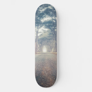 Skateboard Paisaje del túnel de cipreses
