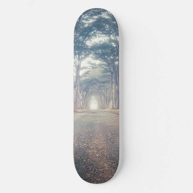 Skateboard Paisaje del túnel de cipreses (Anverso)
