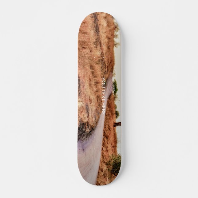 Skateboard Paisaje vial demente Personalizado recreativo text (Anverso )