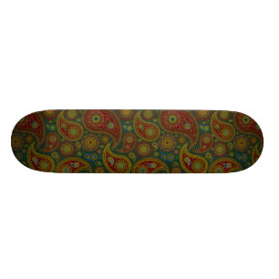 Skateboard Paisley oscura