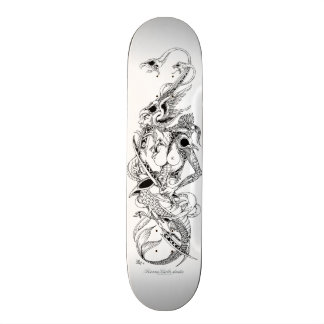 Skateboard pájaro de la muerte oscura