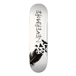 Skateboard Pájaros negros, nunca más