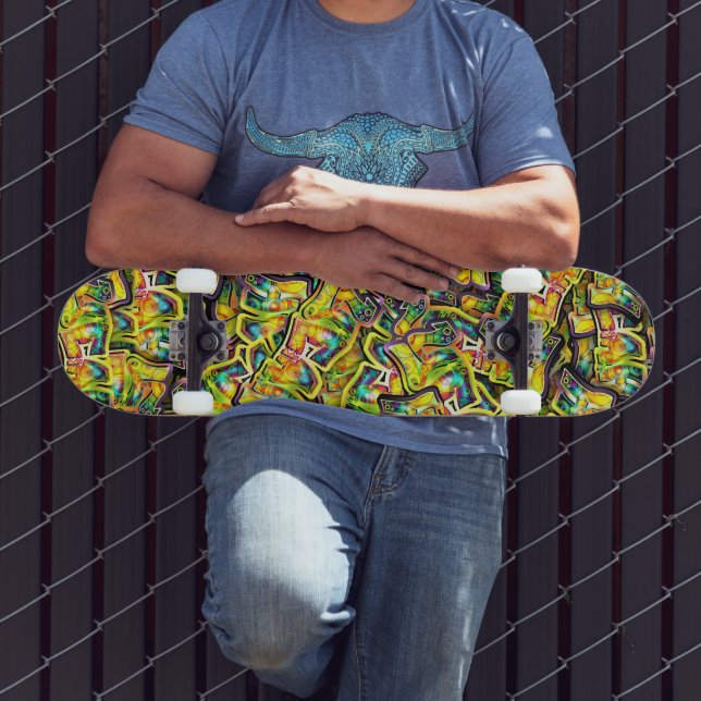 Skateboard Palabras de graffiti (Exterior 3)