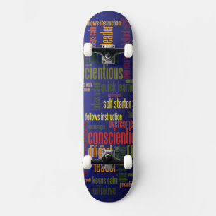 Skateboard Palabras motivacionales animan la formación de car