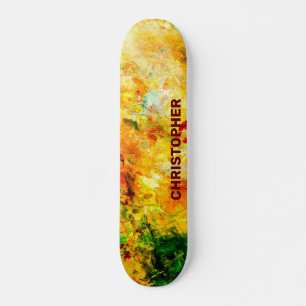 Skateboard Paleta de artista colorida