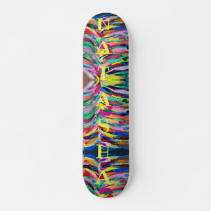 Skateboard Paleta de artista colorida
