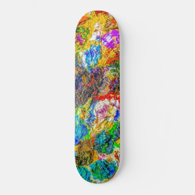 Skateboard Paleta de colores (Anverso)