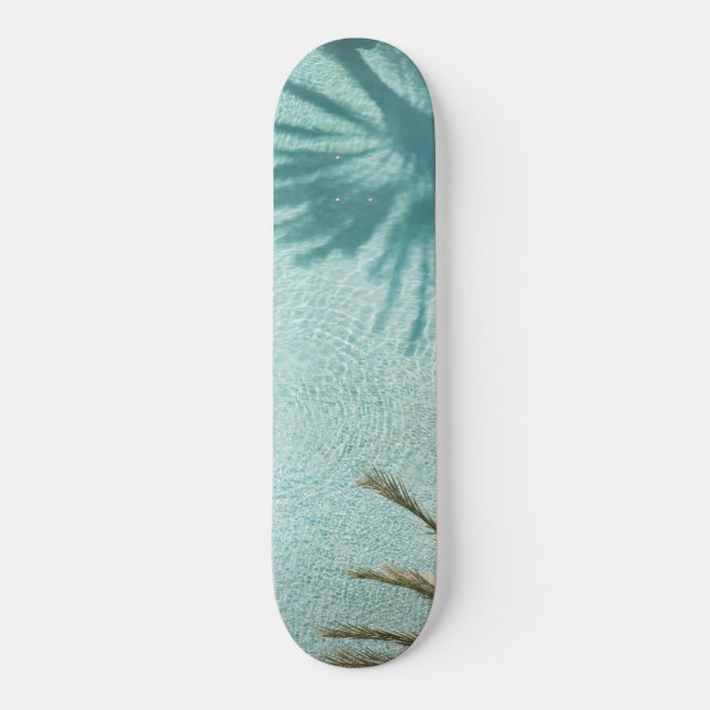 Skateboard Palm Tree Pool Dream #2 #wall #art (Anverso)