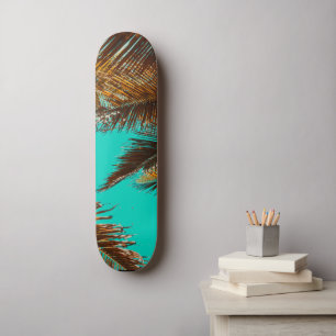 Skateboard Palm Tree Tropical Paisaje Guay Wall Art