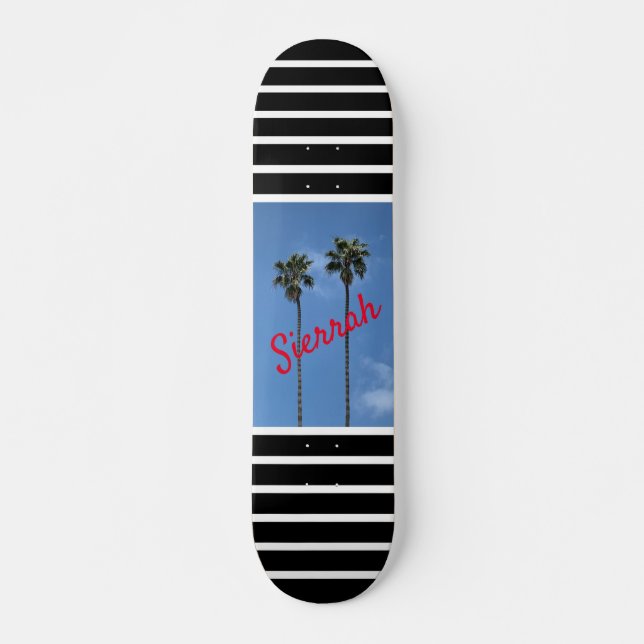 Skateboard Palm Trees modernos (Anverso )