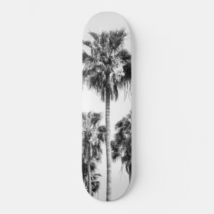Skateboard Palm Trees Vibes Negras y Blancas #8 #pared #decor