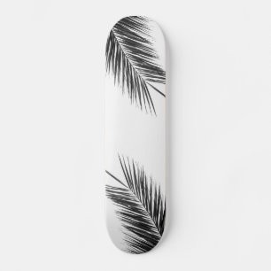 Skateboard Palma Tropical Verde en Azul Claro