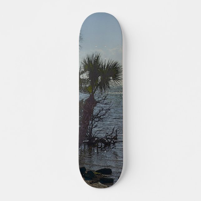 Skateboard Palmeras del río Banana (Anverso )