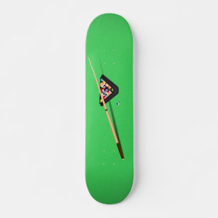 Skateboard Palo de cubo de mesa de billar