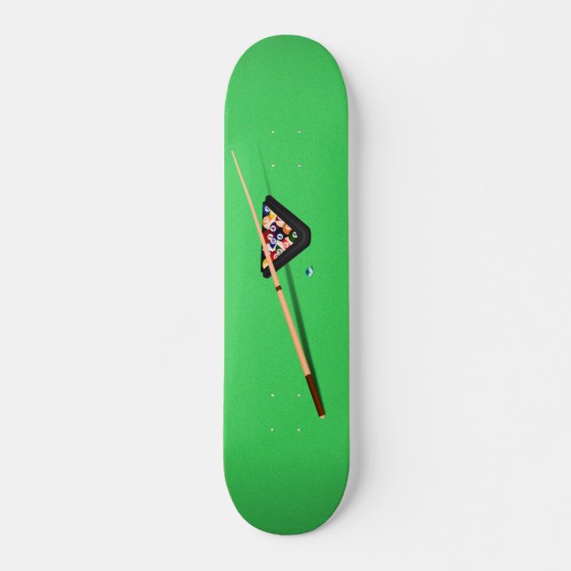 Skateboard Palo de cubo de mesa de billar (Anverso )