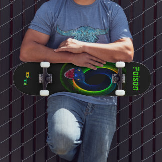 Skateboard Pancarta de la marca Dd de Snake Snake Abstract Co
