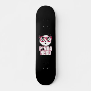 Skateboard Panda Nerd Chica