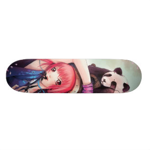 Skateboard Pandas de Ninja del melocotón