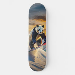 Skateboard Pandas sobre diseño de tablas de nieve por Rich AM