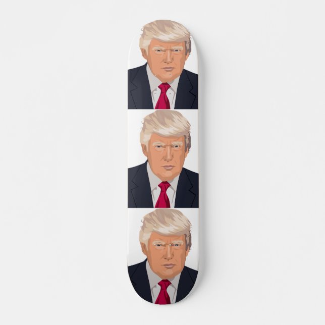 SKATEBOARD PANEL DE ESQUEMA DEL TRUMP DONALD DE GUAY (Anverso )