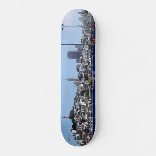 Skateboard Panorama de San Francisco (Anverso)