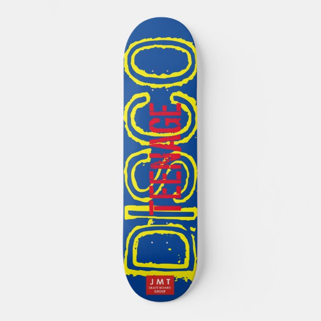 SKATEBOARD PANTALLA DE DISCO PARA ADOLESCENTES (Anverso)