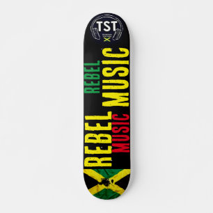SKATEBOARD PANTALLA DE MÚSICA REBELDE JMT( JAM )