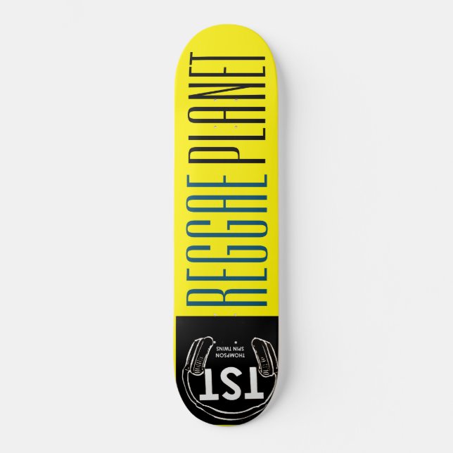 SKATEBOARD PANTALLA DE REGGAE PLANET / JMT USA (Anverso)