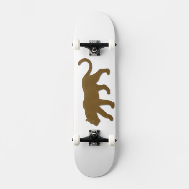 Skateboard Pantera de Florida marrón (Anverso)