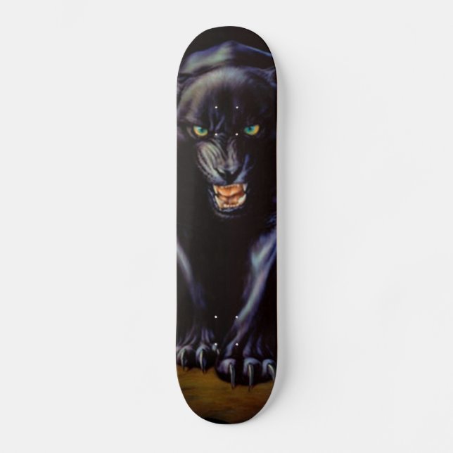 Skateboard Pantera negra (Anverso)
