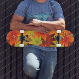 Skateboard Pañuelo de Acción de Gracias de Hojas de Otoño