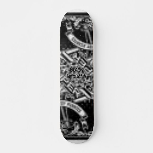 Skateboard pañuelo negro (Anverso )
