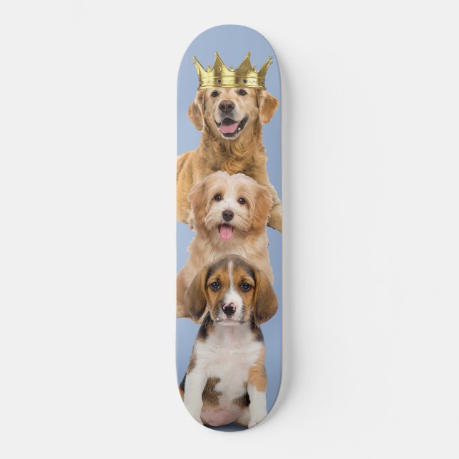 Skateboard Papel de perro (Anverso)