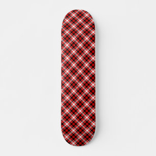 Skateboard Papel digital rojo trenzado-68767
