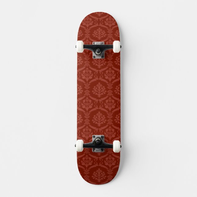 Skateboard Papel pintado 3 del damasco (Anverso)