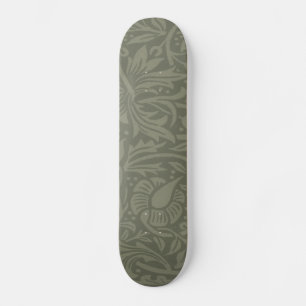 Skateboard Papel pintado floral de narciso William Morris