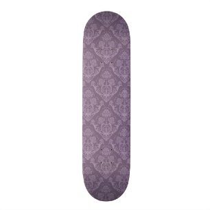 Skateboard Papel pintado floral púrpura