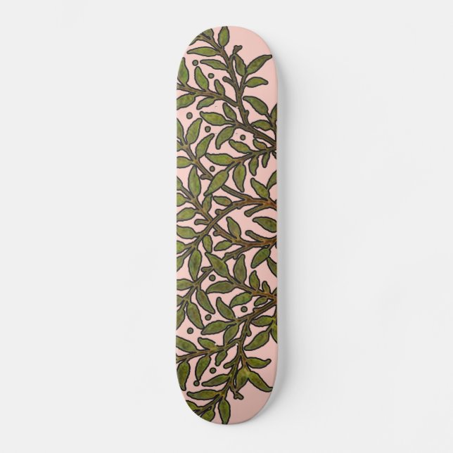 Skateboard Papel pintado floral Tree Frieze de William Morris (Anverso)