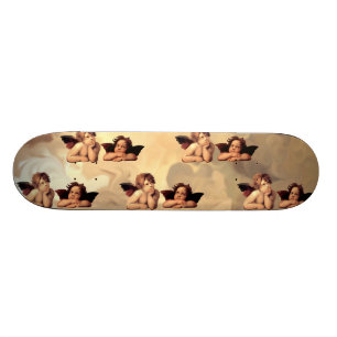 Skateboard Papel pintado Raffaelo Sanzio de las querubes de