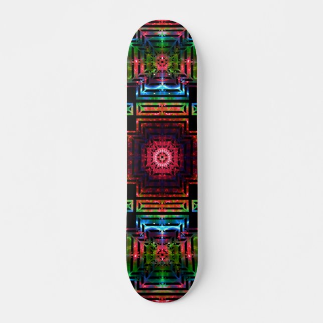Skateboard Papel pintado Reflect ( Arcoíris ) (Anverso )