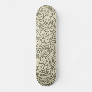Skateboard Papel pintado verde de parra de William Morris