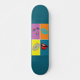 Skateboard Paquete de arte pop