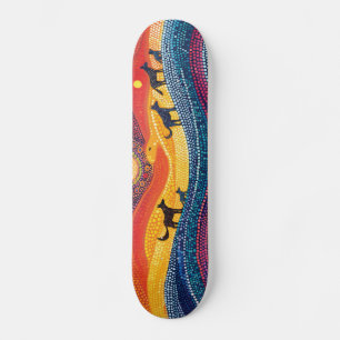 Skateboard Paquete Dingo - Estilo aborigen - Cubierta para sk