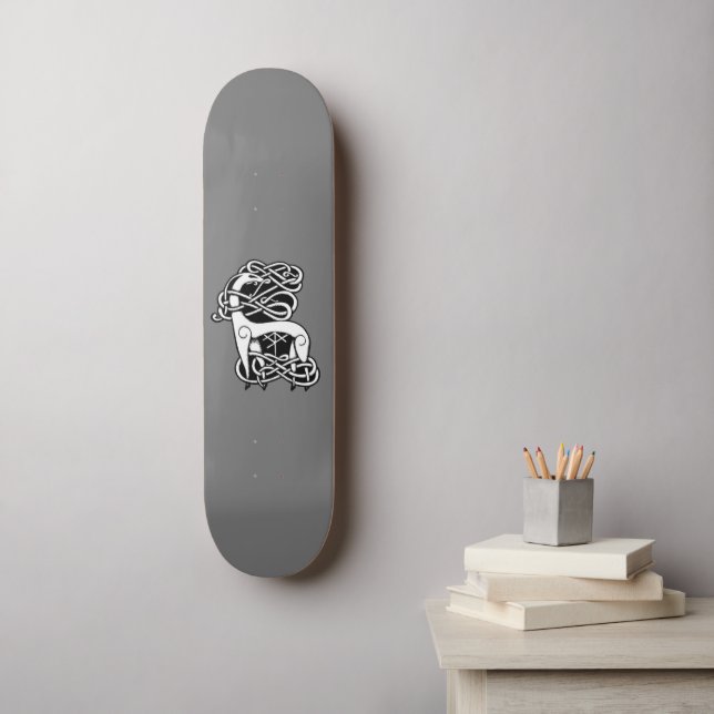 Skateboard para ciervos celta/nórdicos (Arte de la pared)