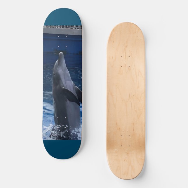 Skateboard para delfines (Anverso)