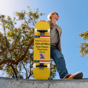 Skateboard para que los republicanos voten fuera d