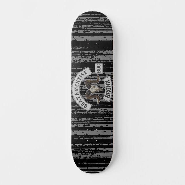 Skateboard Parche de motocicleta de Goatamentise (Anverso)