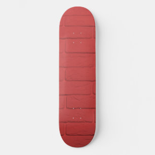 Skateboard pared de ladrillo rojo